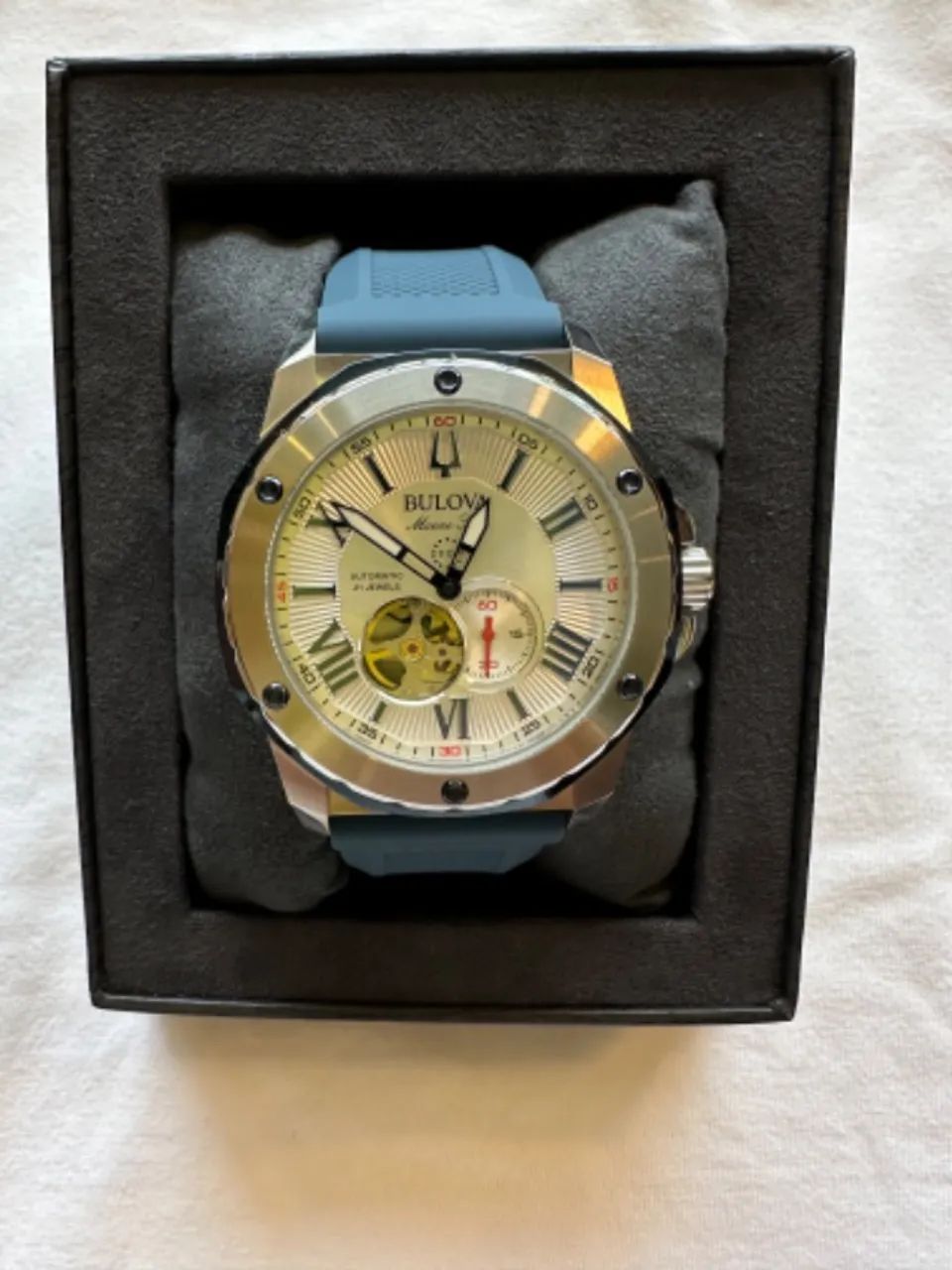 Relógio Bulova Marine Star Automático 98a225 