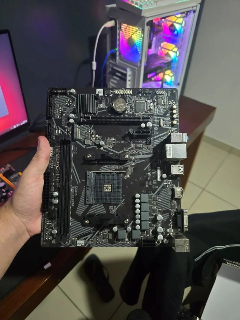 Placa Mãe A520M K V2 AM4 - Foto 3