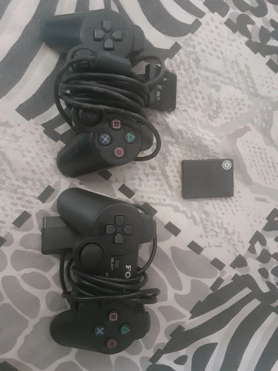 Controles de Ps2 e memoricard