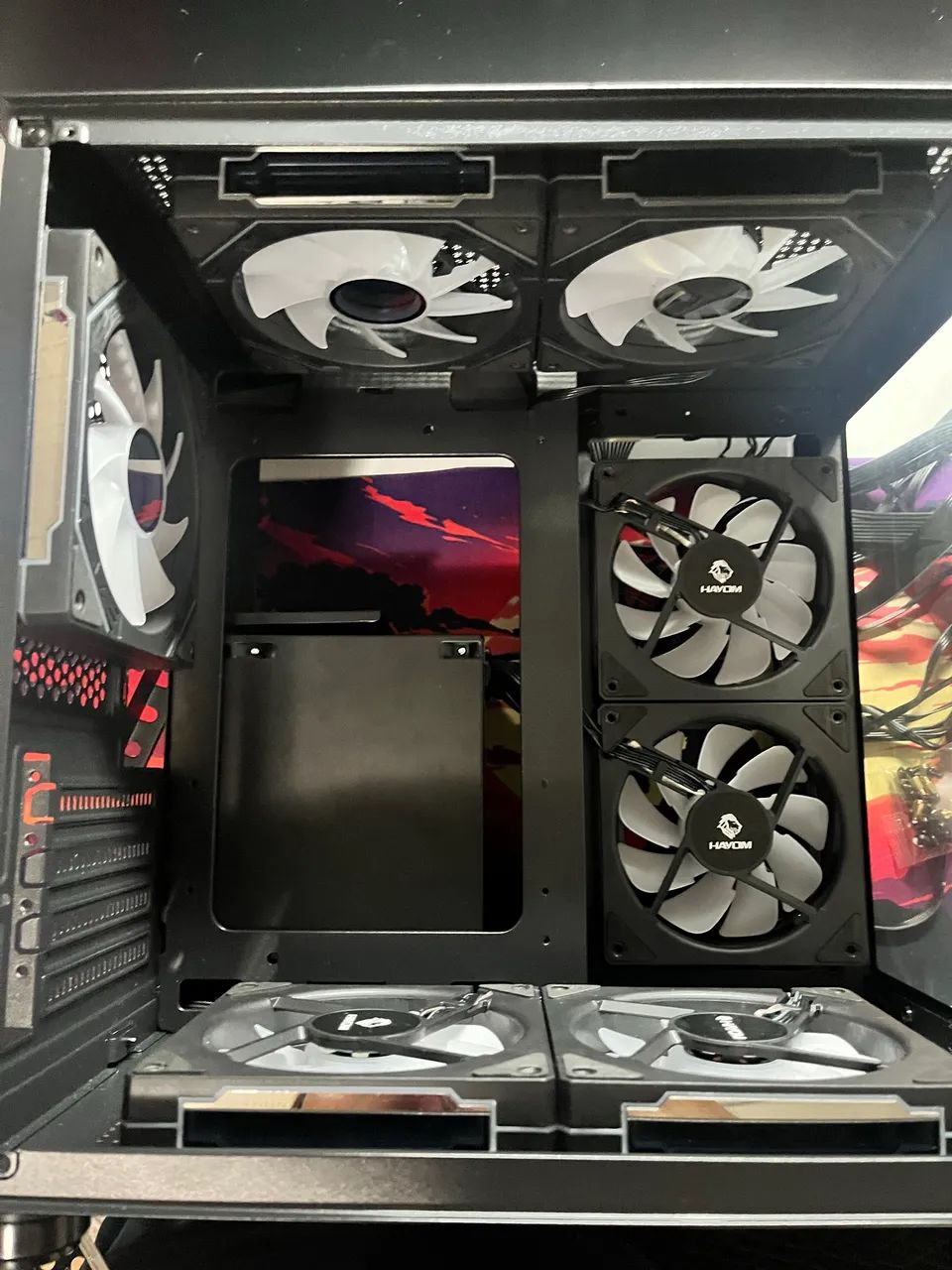Gabinete aquário hayom com 7 Fans(ler a descrição) - Foto 2
