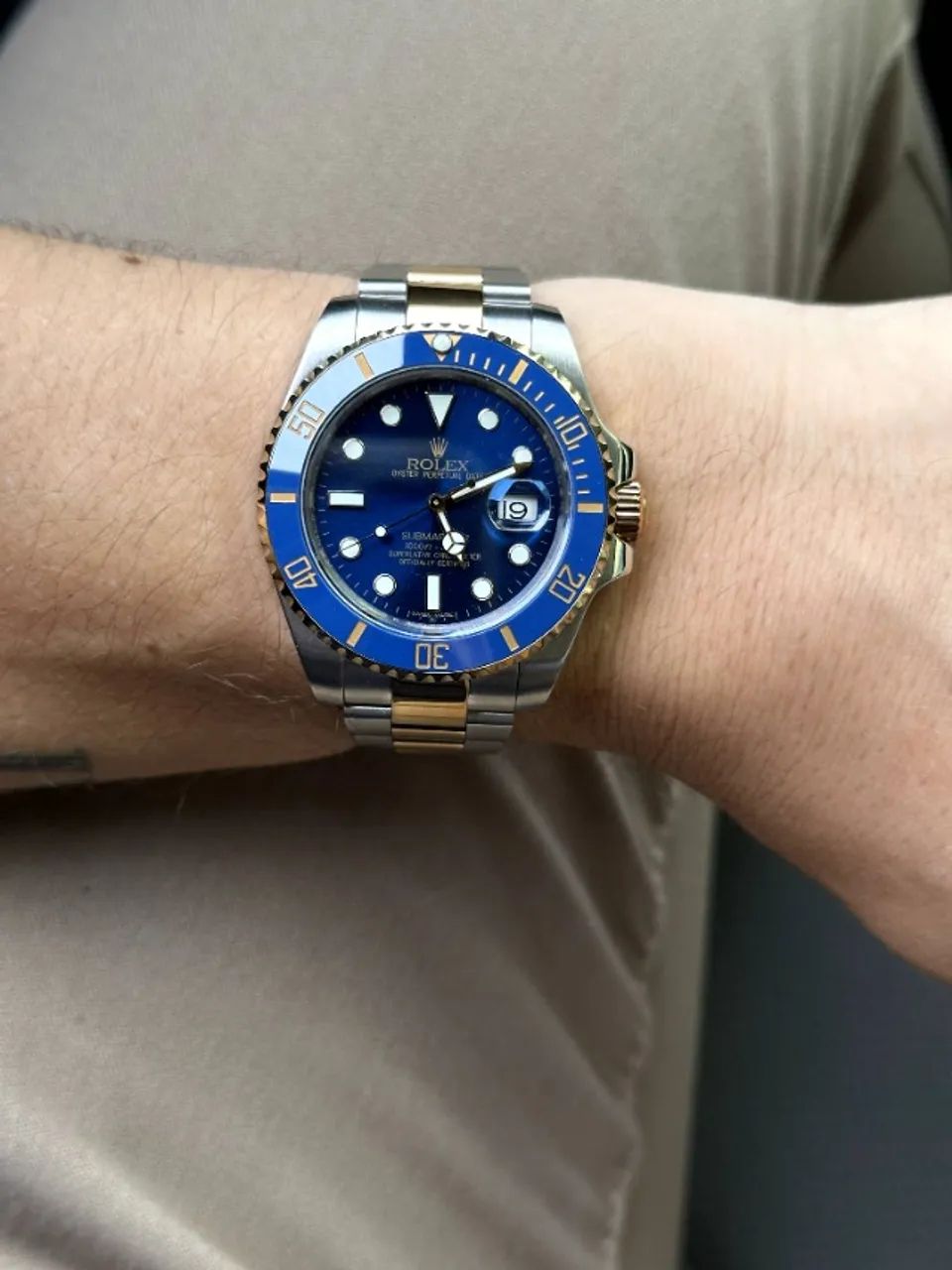 Rolex Submariner Date Aço/Ouro - Foto 3