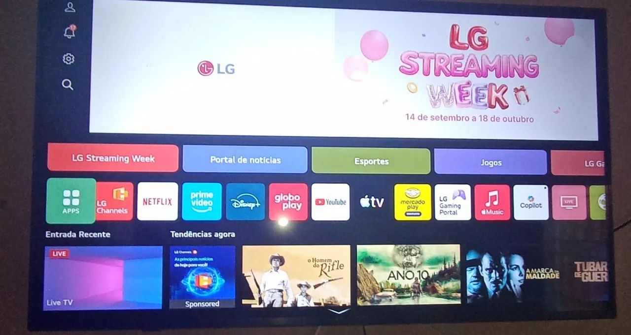 Televisão LG 50 polegadas led smart ultra 5k - Foto 4