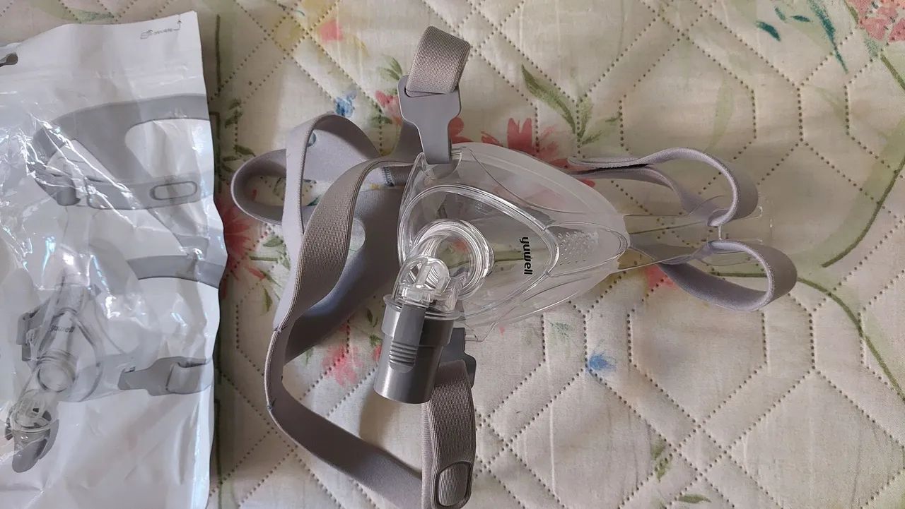 Máscara Facial Full Face para CPAP/BiPAP<br><br> *Yuwell VF-01 Full Face Mask* - Foto 2