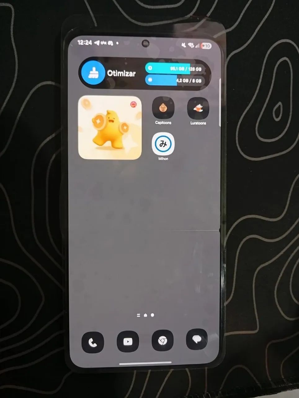 Tela display s22 plus original com detalhe