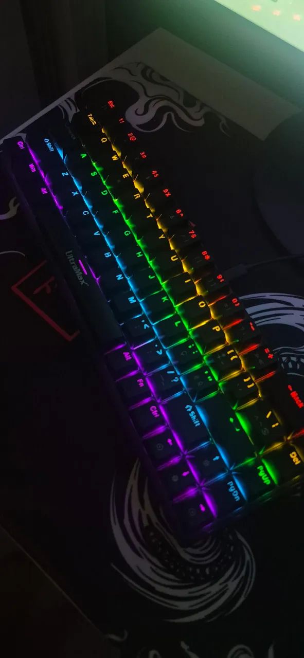 TECLADO MECÂNICO E MOUSE GAMER - Foto 5
