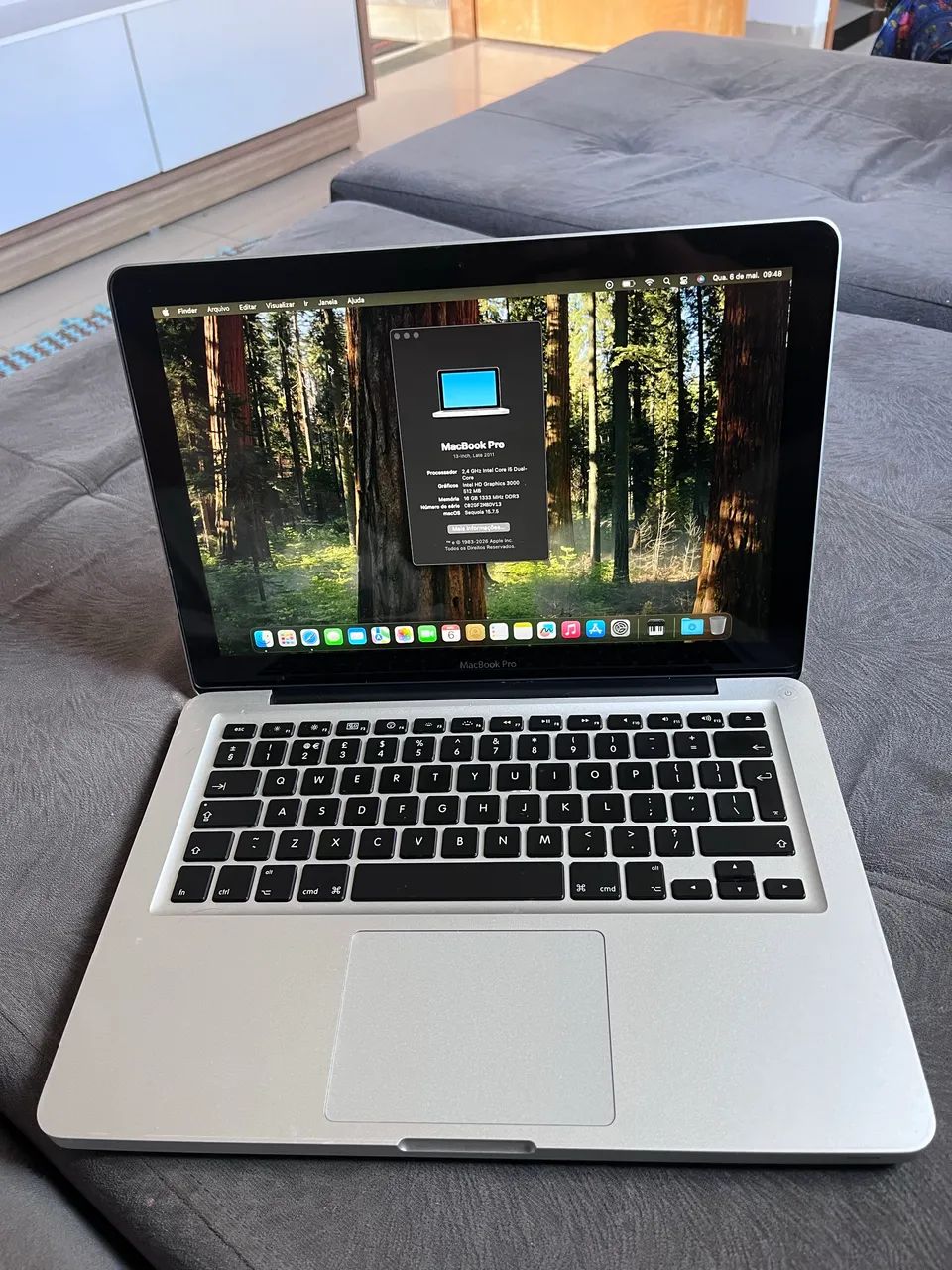 Vendo MacBook Pro 2011 atualizado sequia 15.7.1 - Notebooks