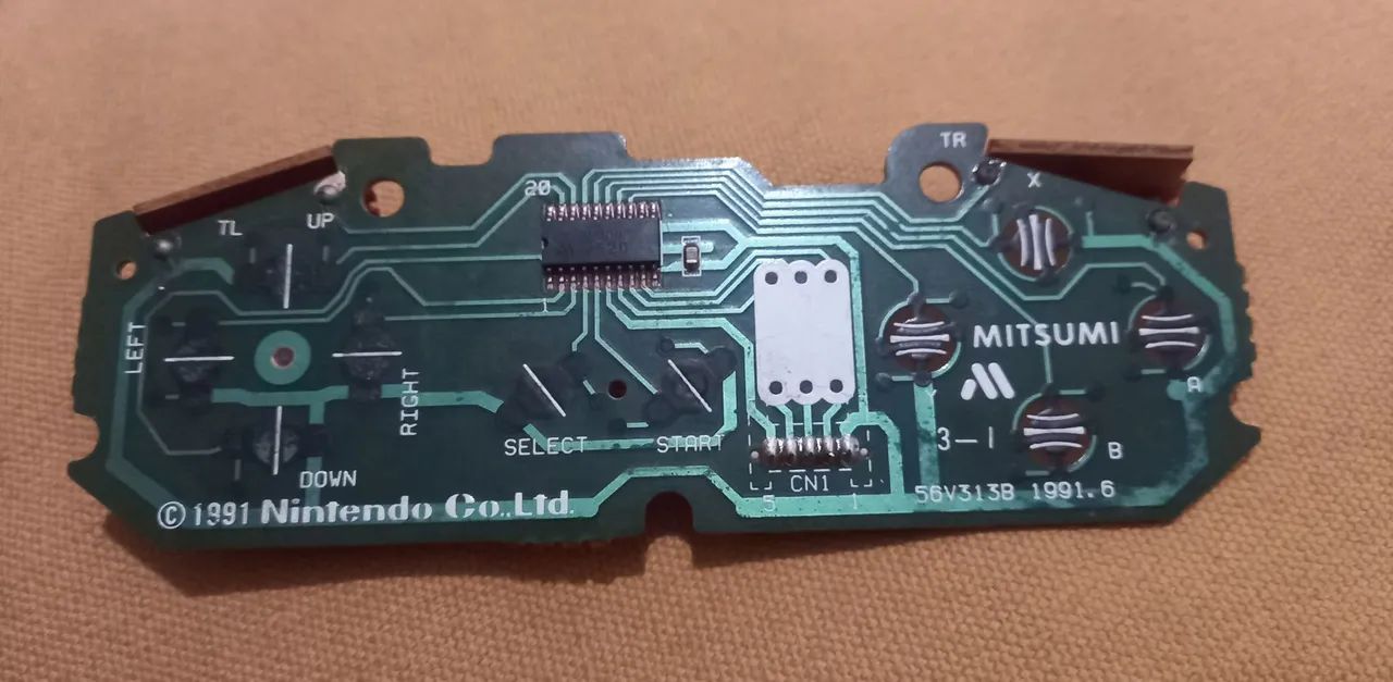 Placa de controle super nintendo original