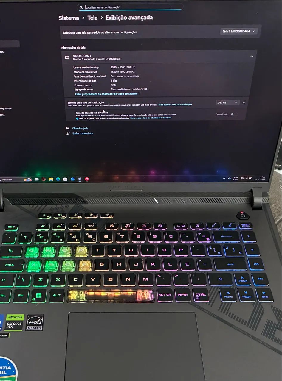 Notebook Gamer Asus G16 - Foto 3