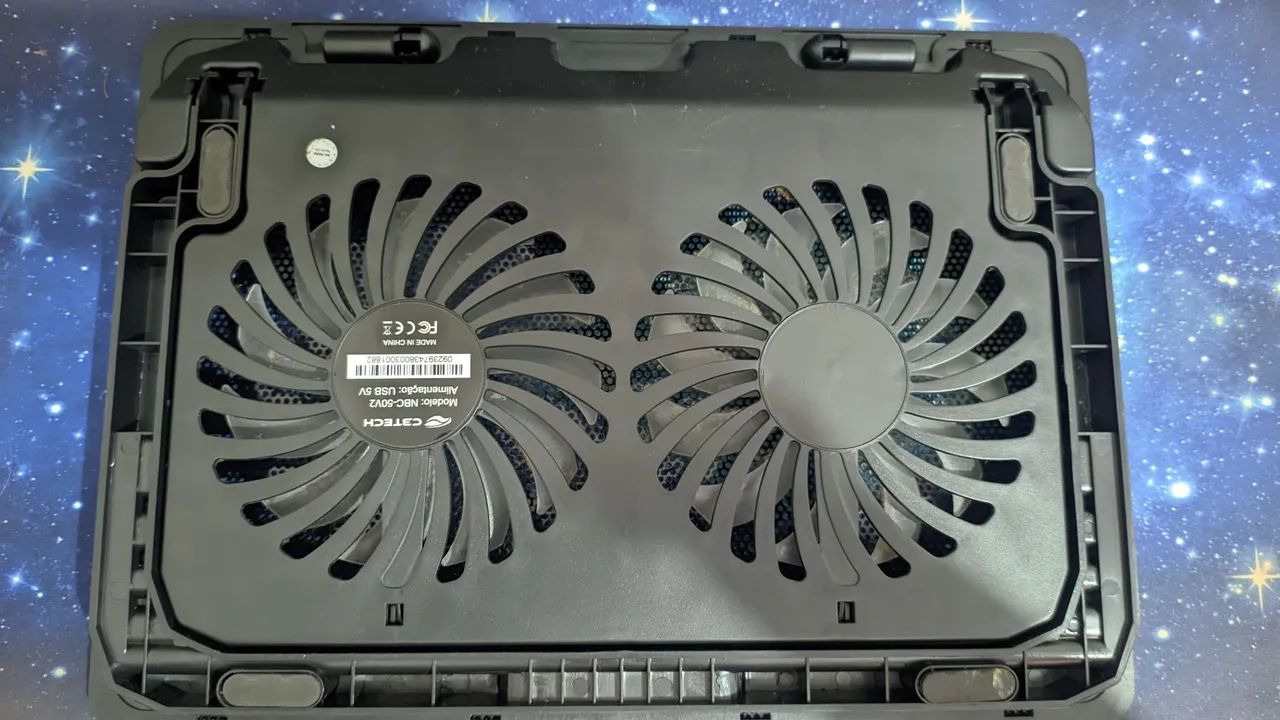 Suporte notebook cooler + 2 USB C3tech - Foto 4