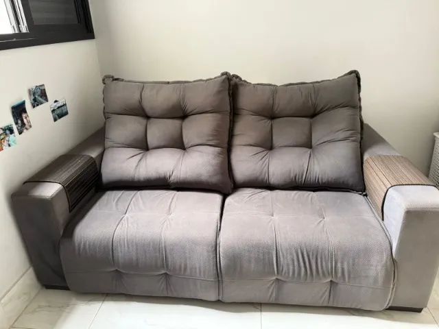Sofá com chaise 2m - Foto 4