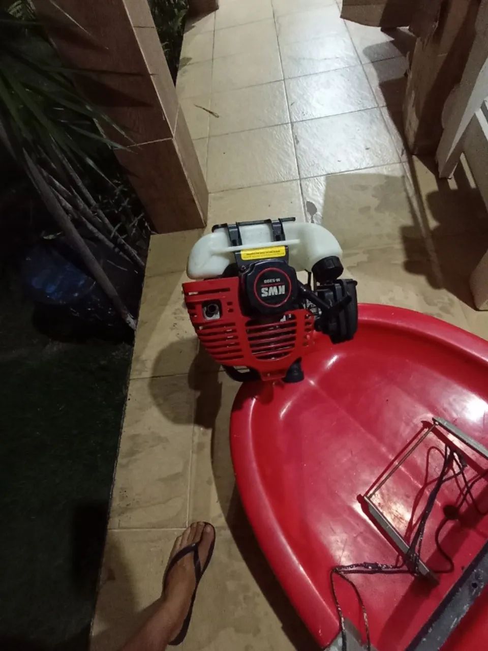Caiaque duplo adaptado para pesca com motor kawashima jet turbo 51,7 cc 2T  - Foto 3