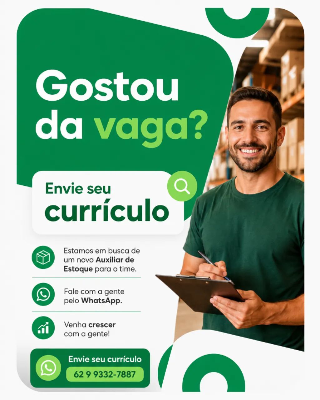 Vaga Emprego Estoquistas - Foto 4