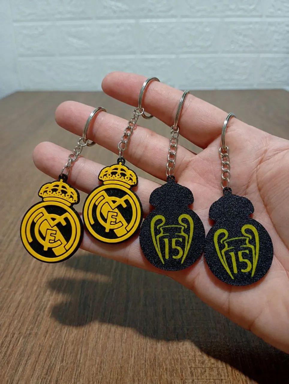 Kit 4 chaveiros do Real Madrid - Foto 2
