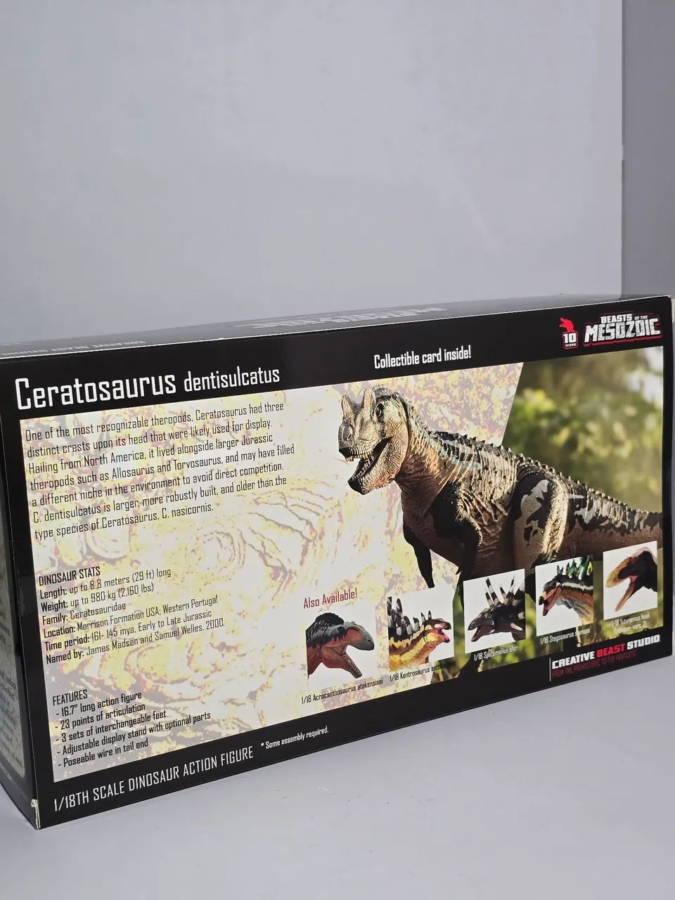 キ*ー様 JURASSIC配布CDYU+KIBACTERIA EVER+LAST Jurassic World Ceratosaurus Beasts of the Mesozoic lacrado