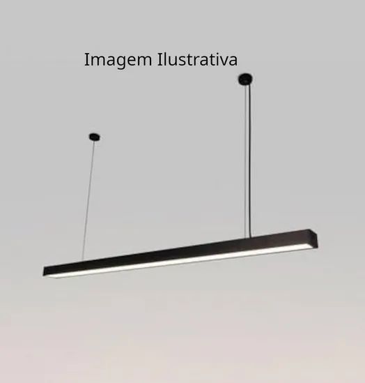 Luminária Pendente LED Retangular 172cm