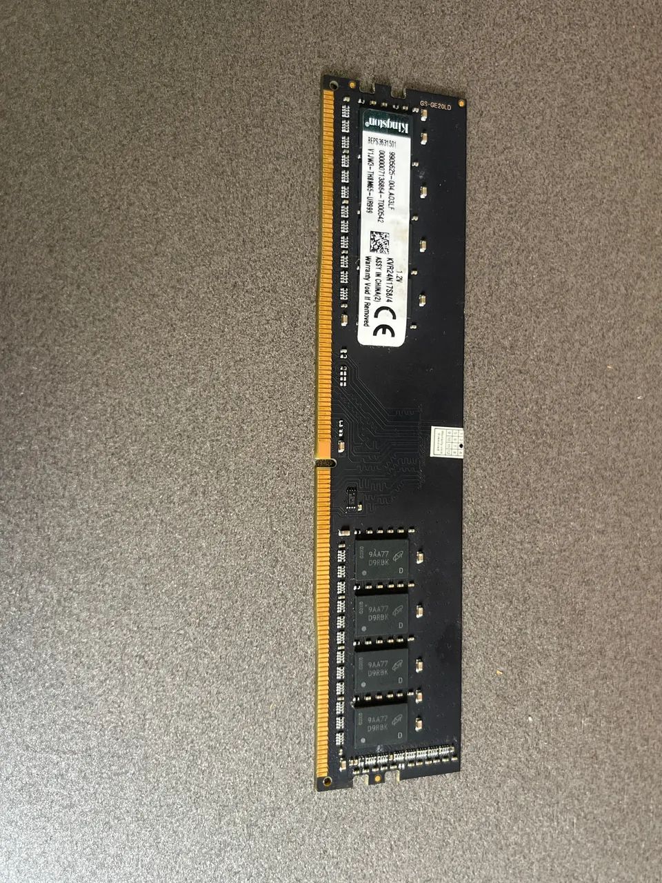 Memória RAM Kingston 4GB DDR4 2400MHz