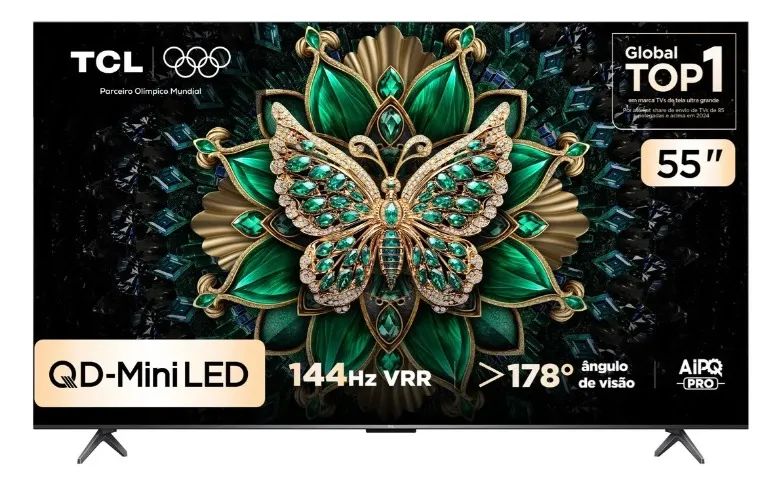 Smart TV TCL 55 Polegadas QLED Mini LED 4K  - Foto 3