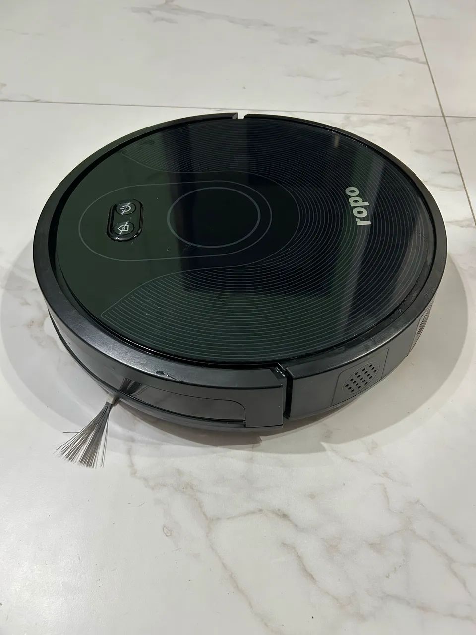 Robô aspirador Ropo Glass 3 - Preto - com Wi-Fi/App + controle + kit de peças - Foto 3