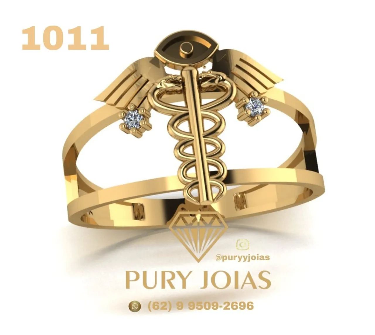 Anéis de Formatura Ouro 18 - Foto 4