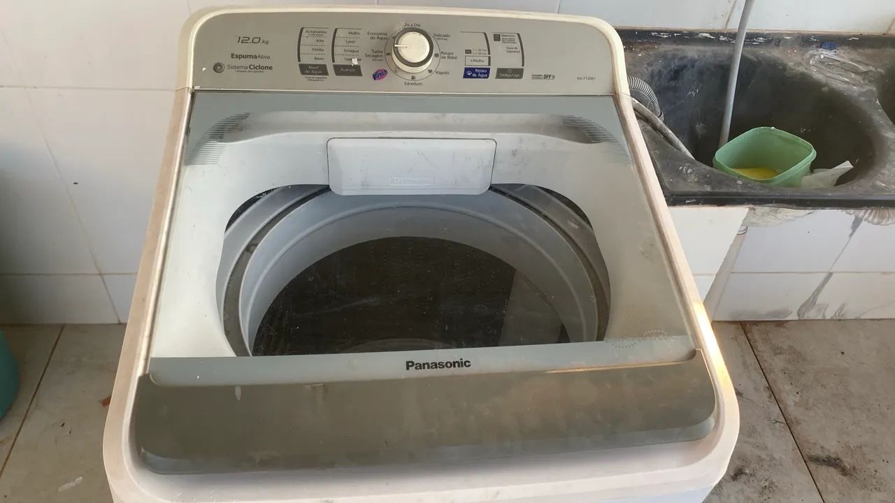 Lavadora 12kg Panasonic (1 ano e meio de uso) - Foto 4