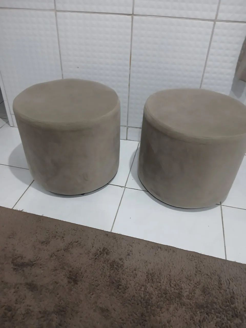 Puffs de qualidade (par) - Foto 4