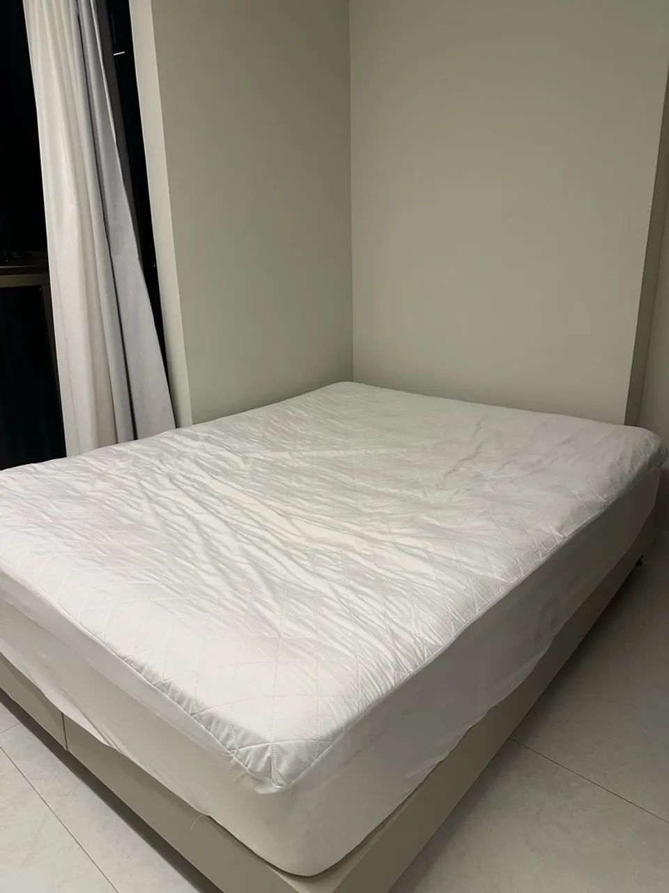 Cama Queen: box + colchão  - Foto 3