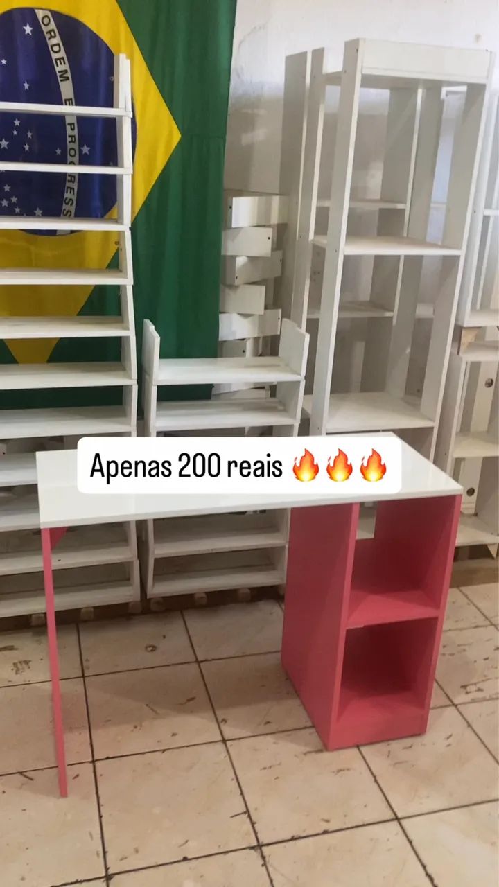 Mesa Multiuso Tamanho GG Rosa  - Foto 2