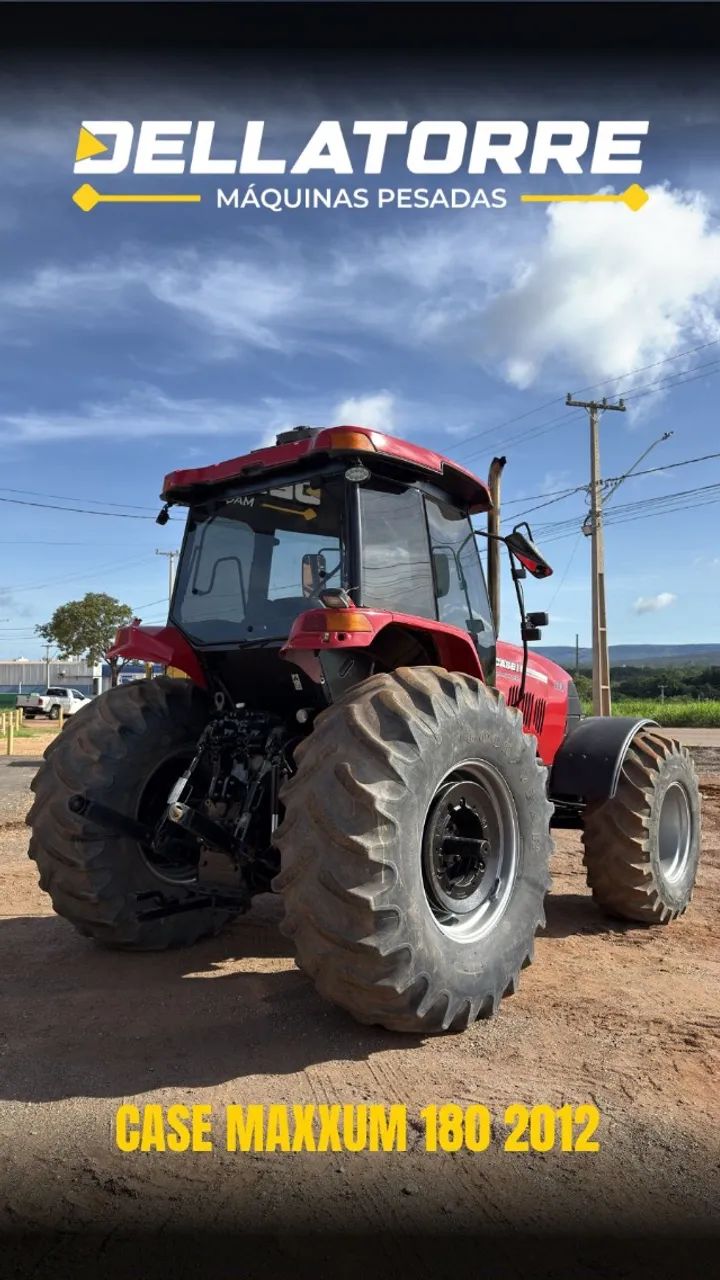 CASE MAXXUM 180 2012 5000 HORAS 4X4 IMPECAVEL - Foto 4
