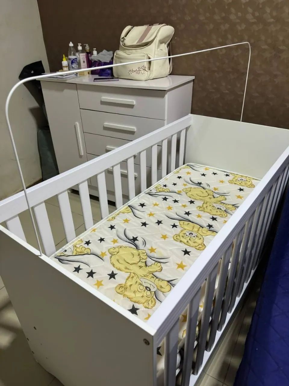 Berço retratil + colchão  - Foto 3