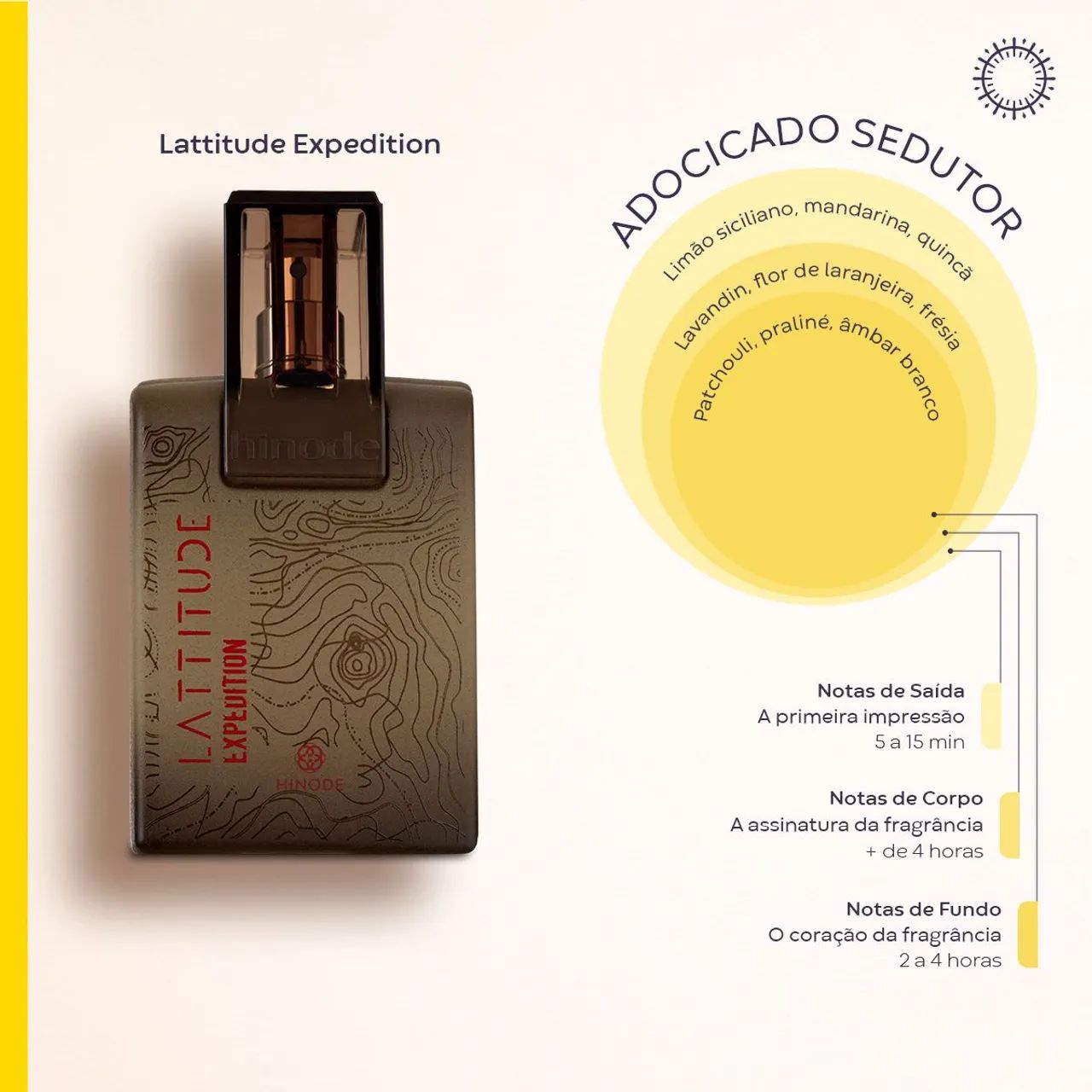 FRAGRÂNCIAS LATTITUDE 100ML HINODE - Foto 3