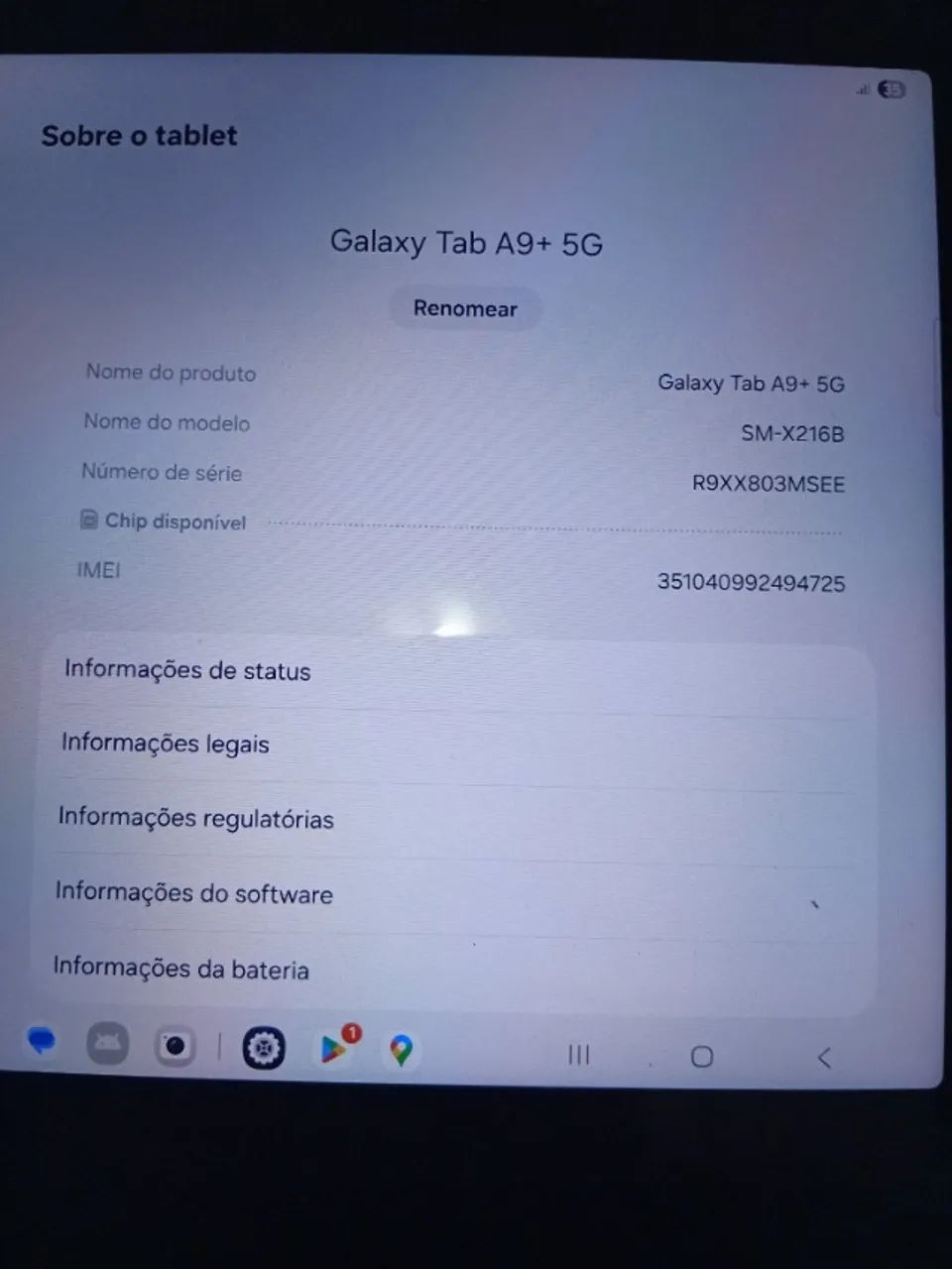 Tablet Galax Tab A9 + 5G470095340598743042
