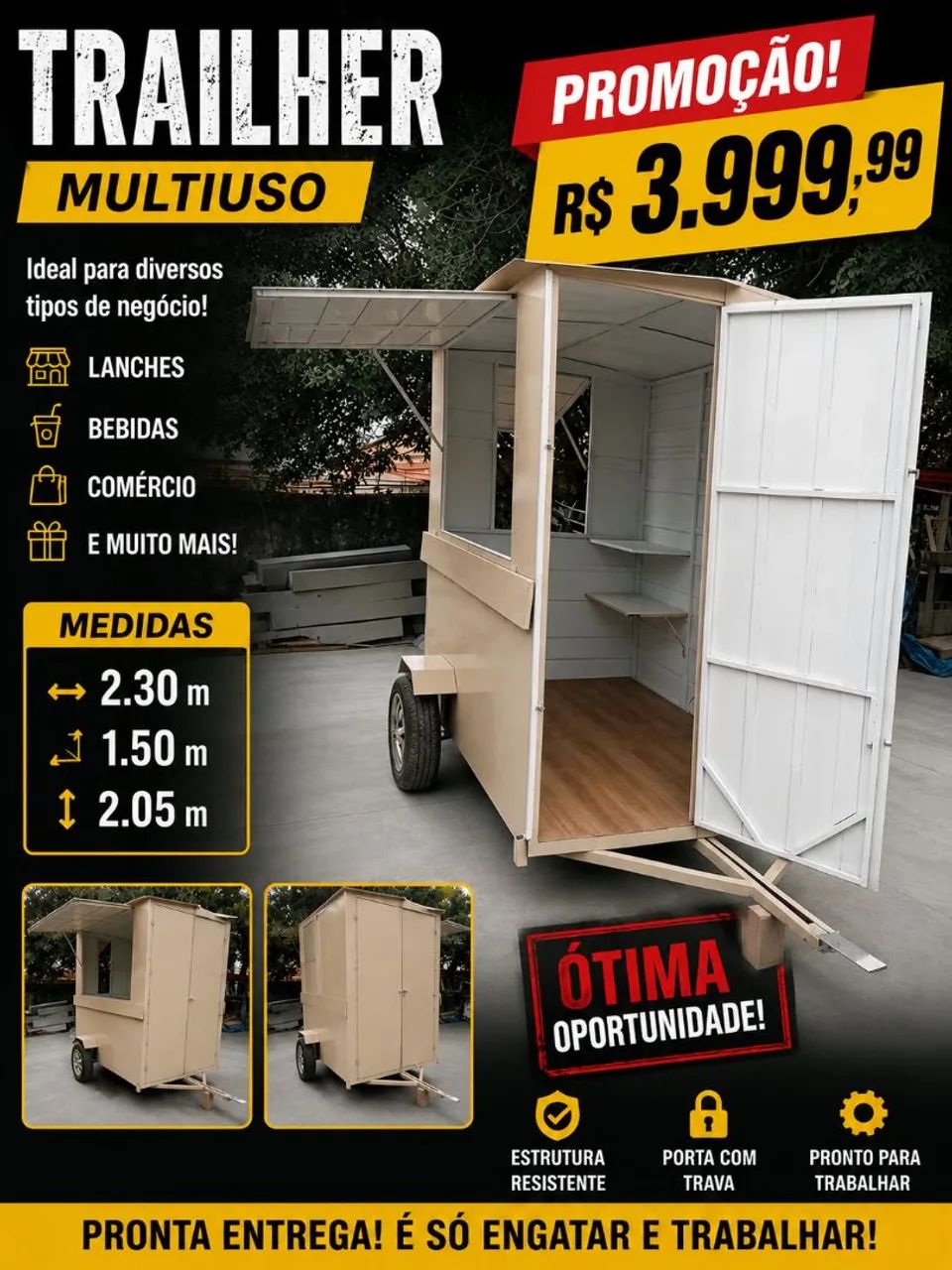 Venda de Trailher em ótimo estado de conservação 