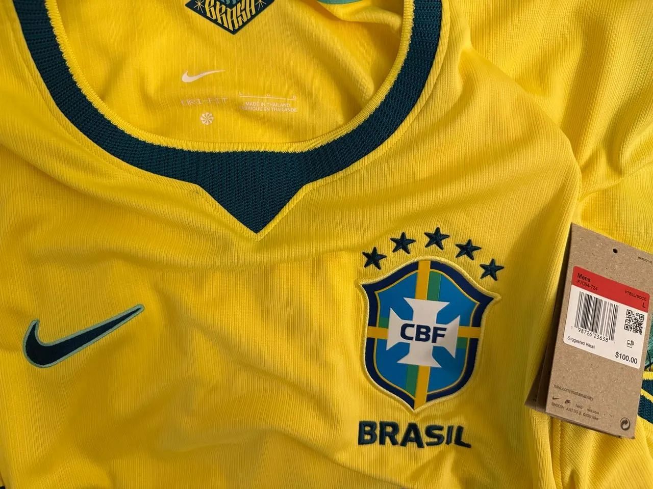 Camisas do Brasil - Tamanho M e G - Foto 2