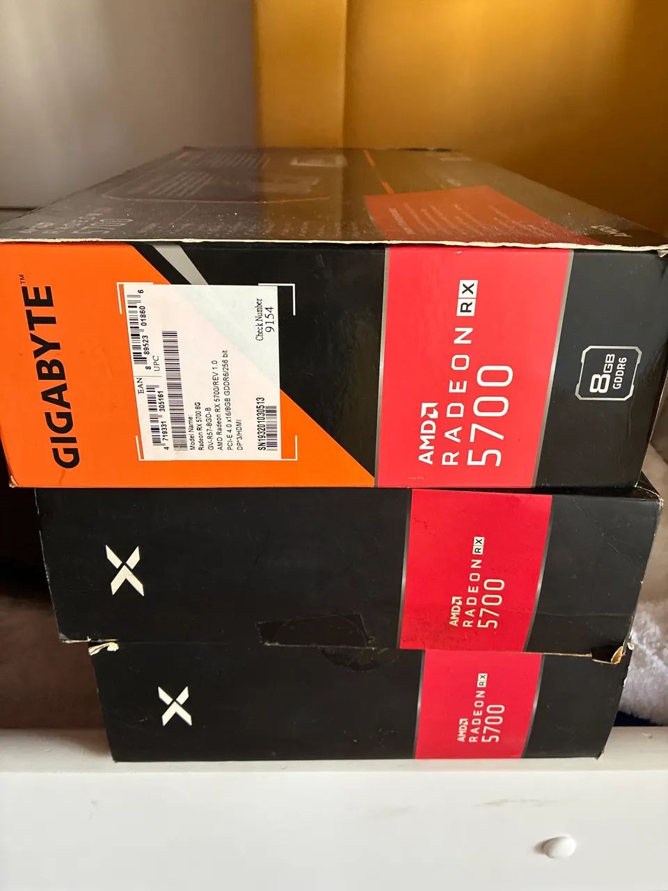 3 AMD RX 5700 com defeito - na caixa - Foto 5