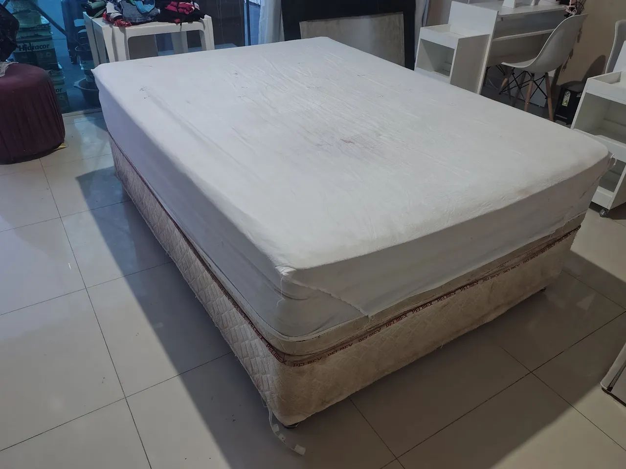 Cama box de casal PELMEX, com molas ensacadas. - Foto 2