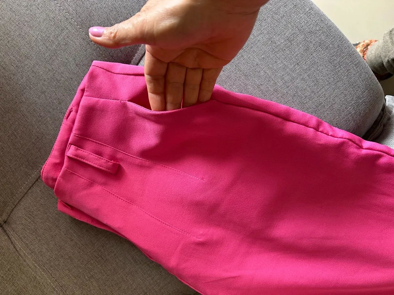 Conjunto alfaiataria Blazer curto e Calça modelo Zara com bolsos  - Foto 5