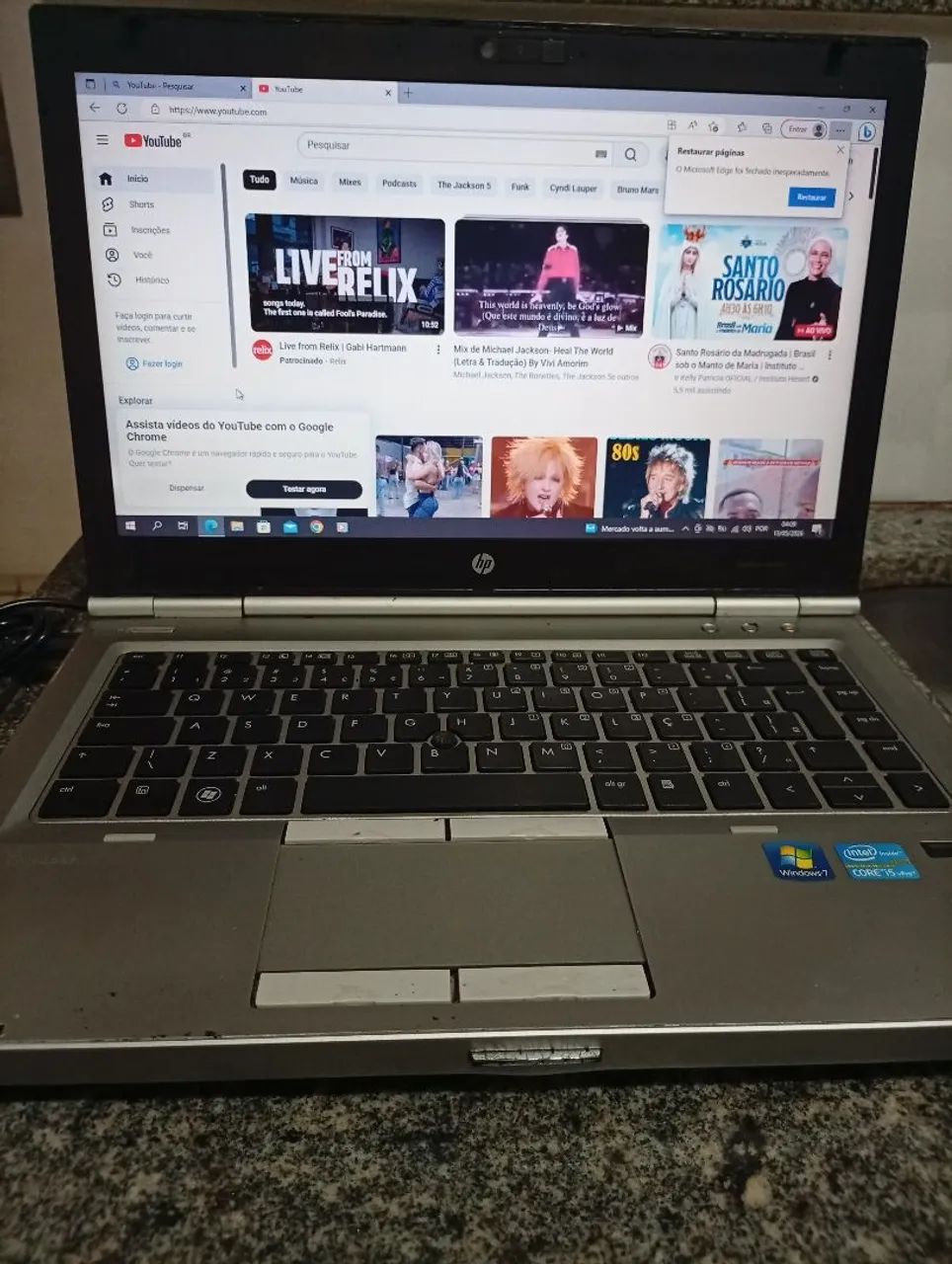Notebook Hp Core i5 6 gigas de Memória RAM  - Foto 5