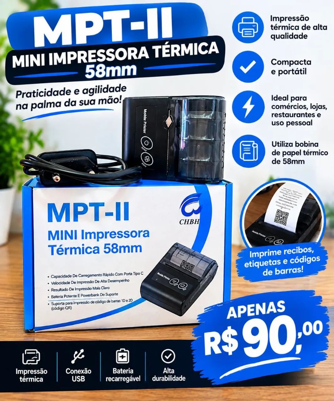 Impressora de nota Delivery