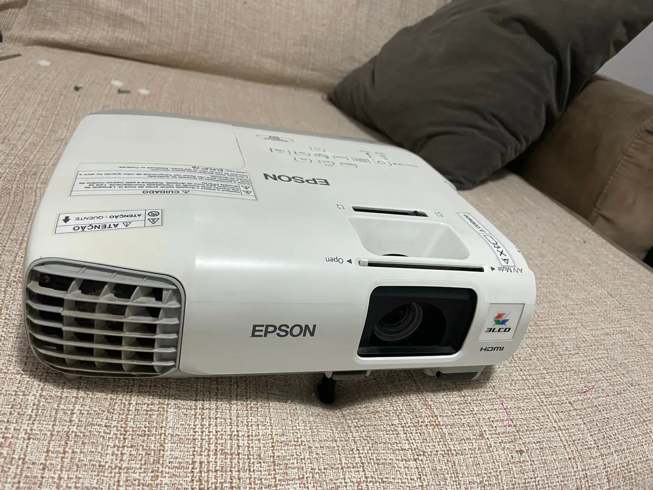 Projetor Epson S17 powerlite Usado em perfeitas condições de uso - Foto 2