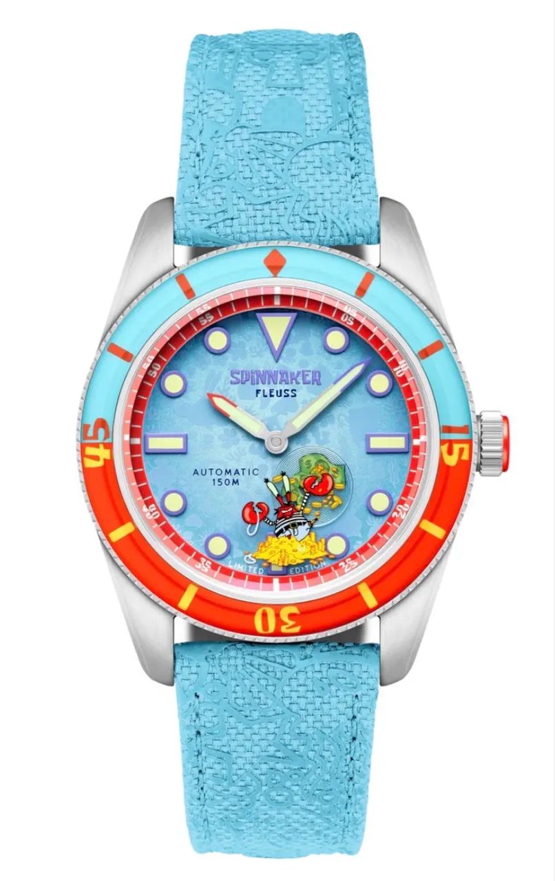 Relógio Spinnaker Edição Limitada Bob Sponja Azul - Foto 5