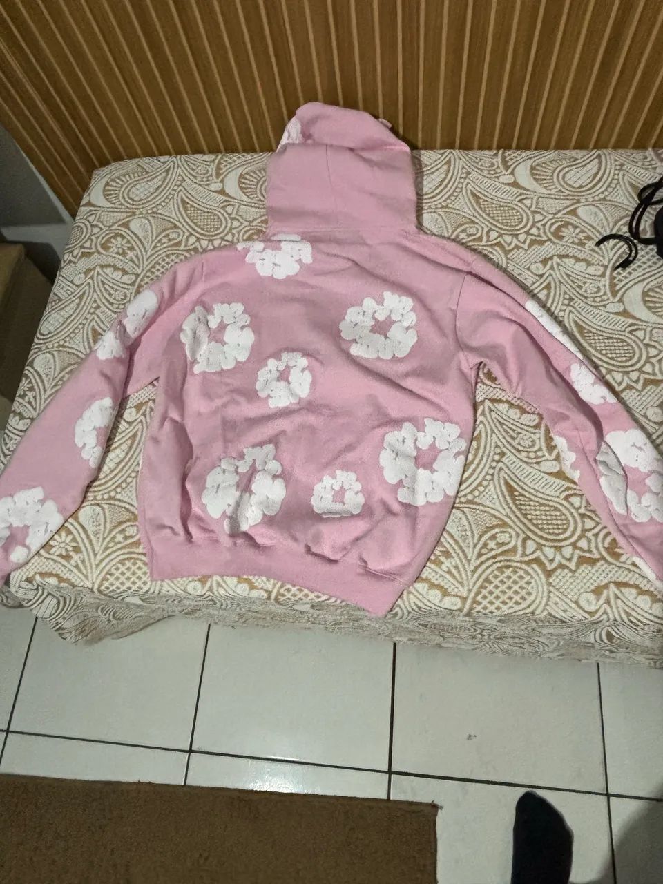 Conjunto Denim tears alto relevo Rosa - Foto 2