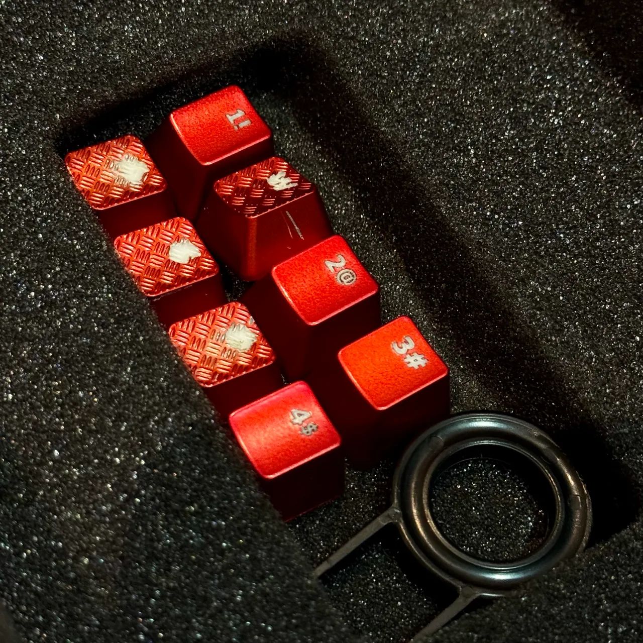 Teclado HyperX Alloy FPS Mecânico Cherry MX Red - usado - Foto 2
