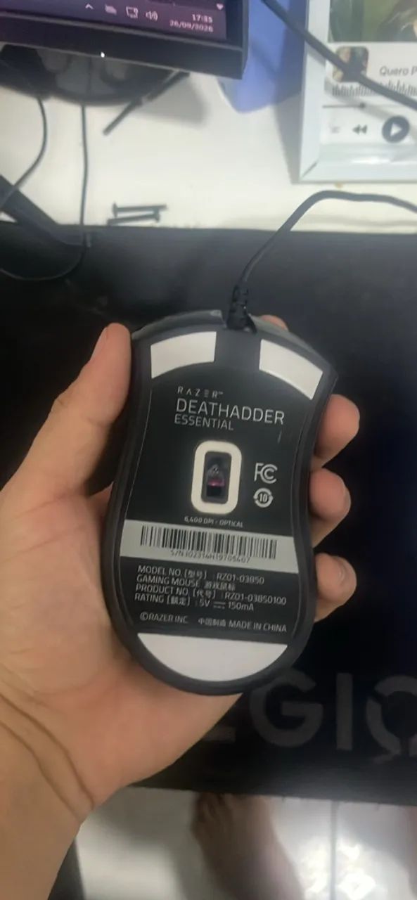 Teclado Hyperx e Mouse Razer Deathadder - Foto 2