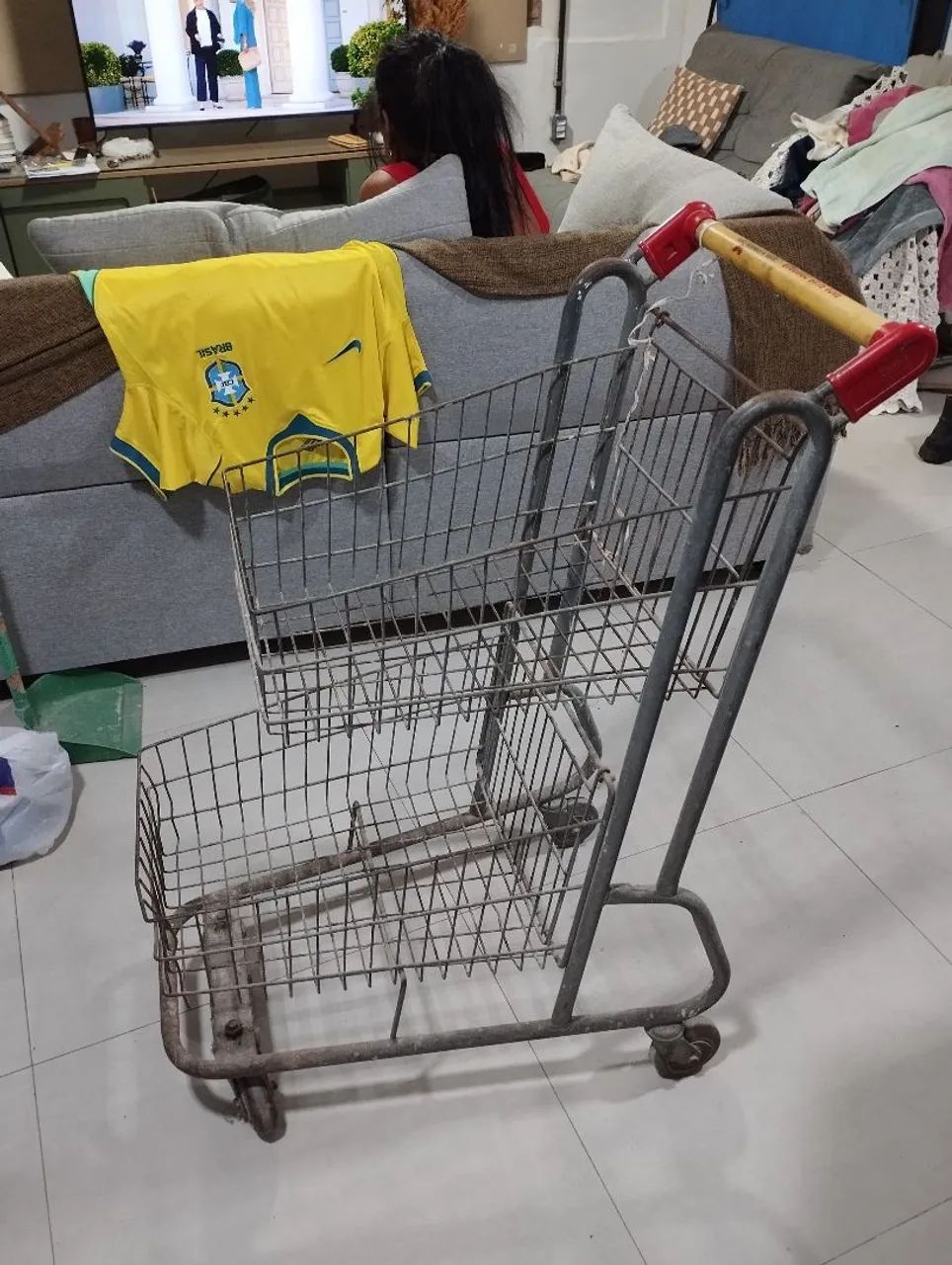 Carrinho de compras de supermercado