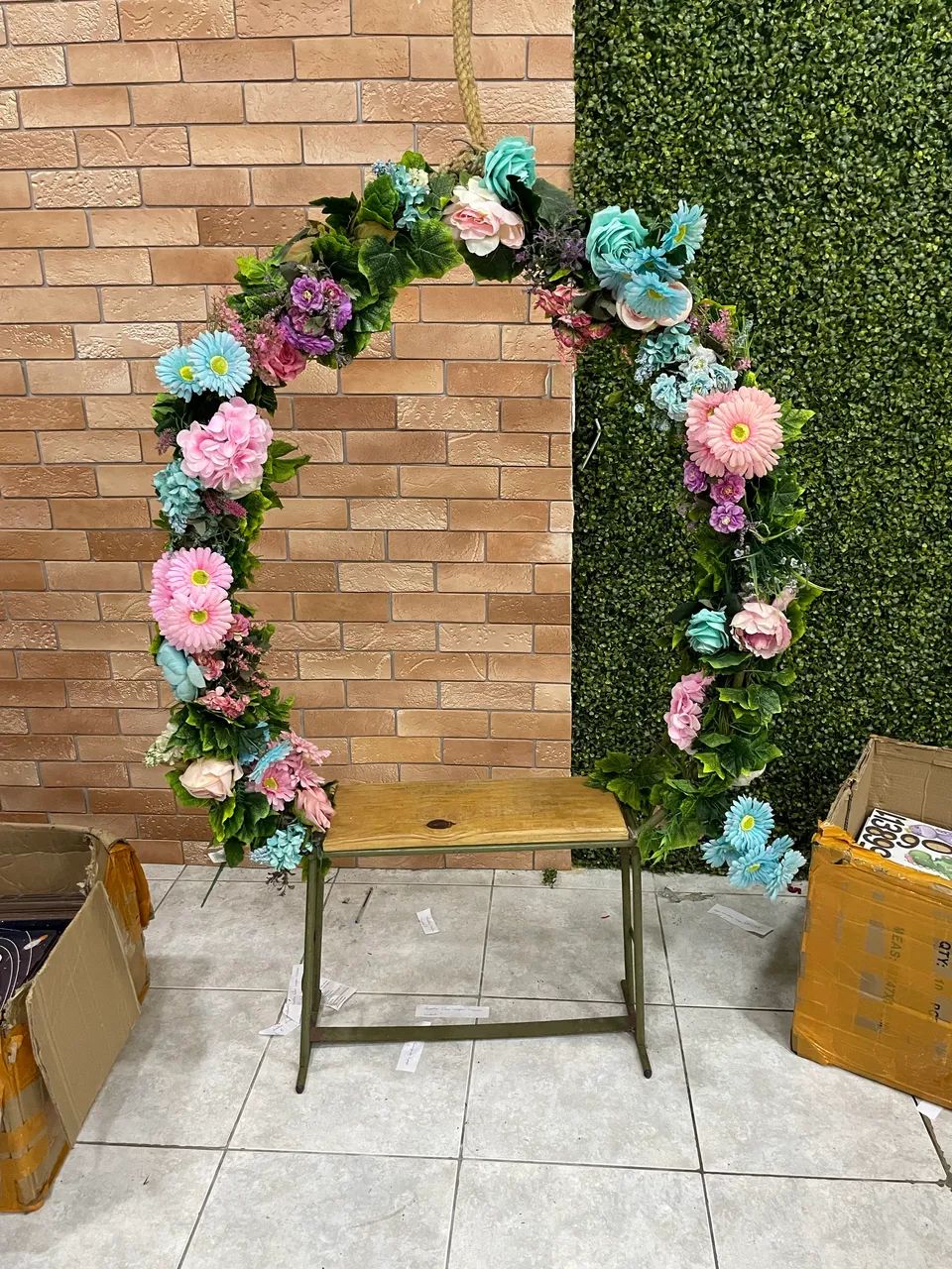 Balanço circular com flores - Foto 4