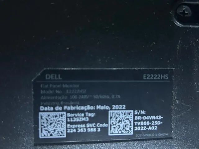 Monitor Dell E2222hs Led 21.5 Full Hd Hdmi - Foto 4