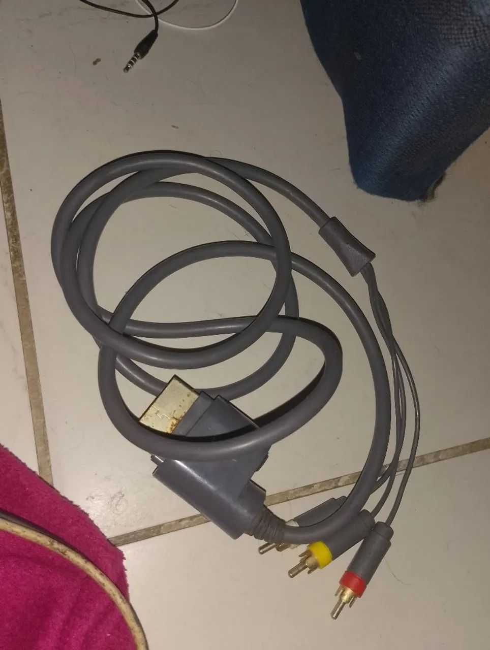 Cabo RCA ( audio e vídeo) para Xbox 360 FAT 