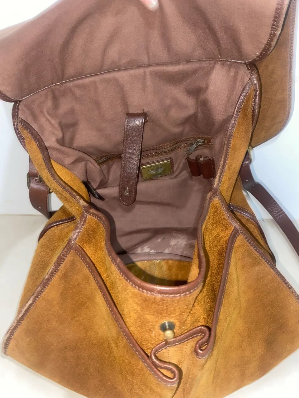 Bolsa pasta Vintage - Couro Legítimo - Foto 5