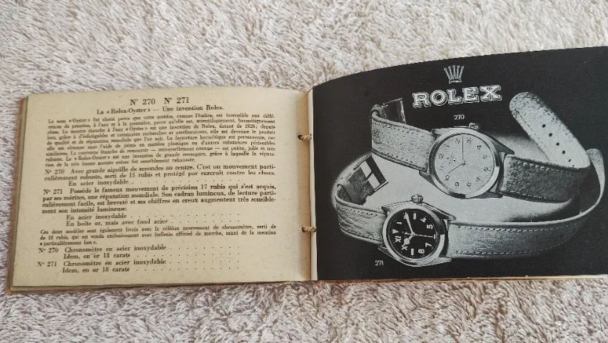 Catálogo de Relógios Rolex de 1948 - Foto 4