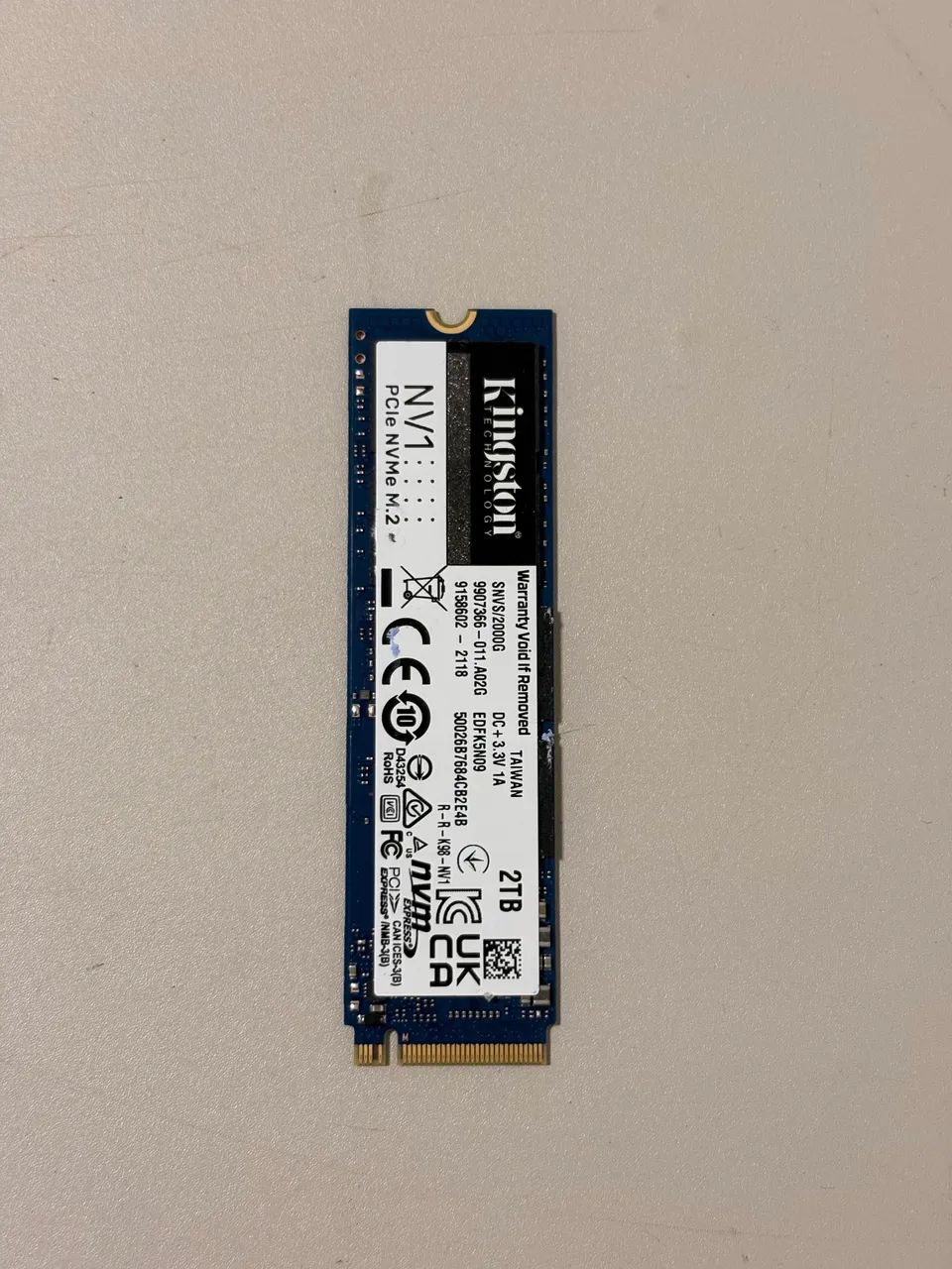 Ssd nvme 2tb kingston